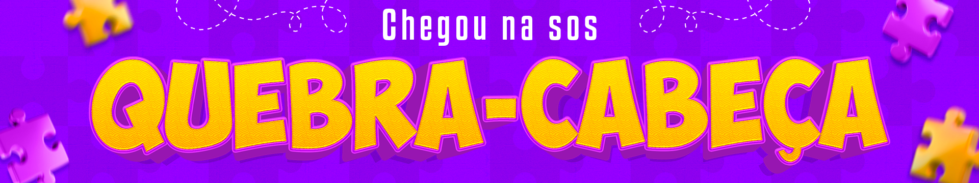 Banner quebra-cabeça Banner quebra-cabeça