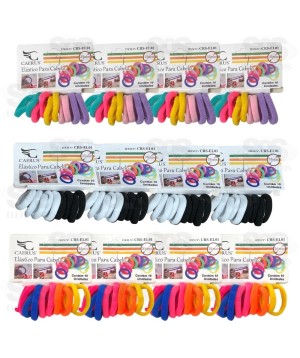 Kit Elástico De Cabelo Com 120 Unidades Caerus EL-01
