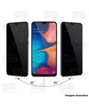 Película De Privacidade 3D Preta Samsung S22