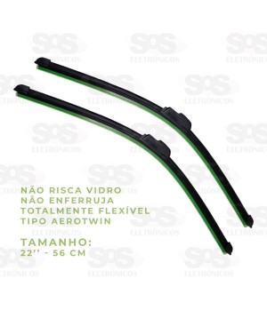 Limpador De Para-Brisa Siliconado 56cm CRS-6090/TRY-0011