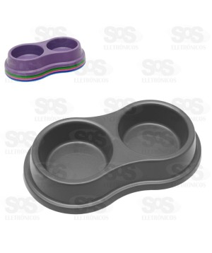Comedouro Duplo Para Animais