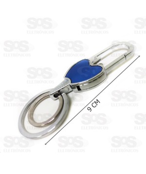 Chaveiro Metálico Maçã Caerus CRS-1096