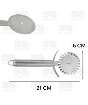 Cortador De Pastel Aço Inox Caerus CRS-1320