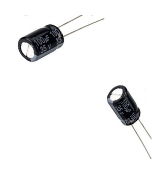 Capacitor Eletrolítico 100uf 35v 6,3x11 105° Com 10 Unidades