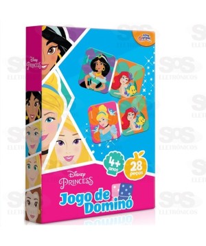 Jogo De Dominó Princesas Disney 28 Peças