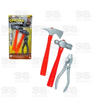 Conjunto Oficina Junior 3 Peças Pica Pau 324