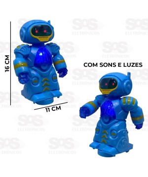 Robô Bate E Volta Com Sons E Luzes Pica-Pau 3874