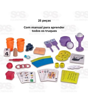 Passe De Mágica 25 Peças Nig Brinquedos 1300