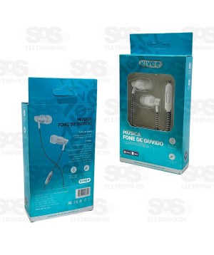 Fone De Ouvido Estéreo Com Microfone Kivee KV-097