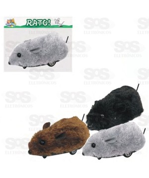 Rato De Fricção Pelúcia Toy King 1156