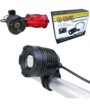 Lanterna Super LED Farol para Bike e Cabeça B-max 809