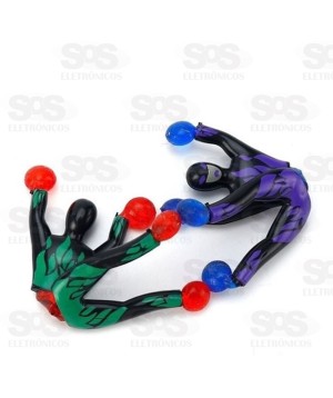 Ninja Escalador Gruda Na Parede ou Vidro com 3 Unidades- Toy King1141