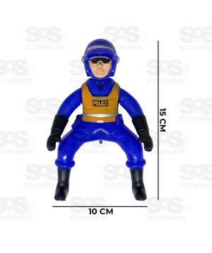 Motocicleta Bate E Volta Super Policial Com Luzes E Sons TK-1077