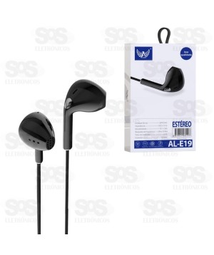 Fone Com Microfone Estéreo Altomex AL-E19