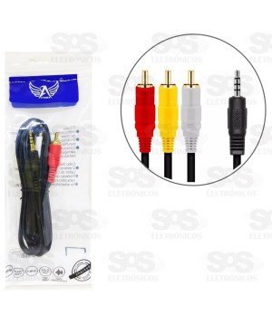 Cabo P3 Para 3 RCA 1,4 Metros Altomex AM-C13