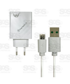Carregador Rápido Micro USB V8 6.8A 36W AL-5021-V8