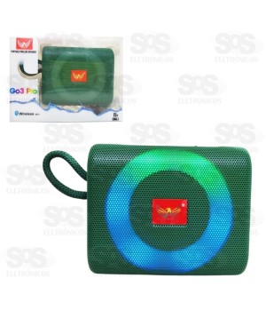 Caixa de Som 5W Bluetooth GO3 Pro