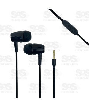 Fone De Ouvido Com Microfone Estéreo Altomex AL-E18