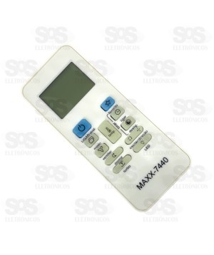 Controle Remoto Para Ar Condicionado Carrier Maxx 7440