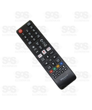 Controle Remoto Samsung Netflix e Prime Video Maxx 9157