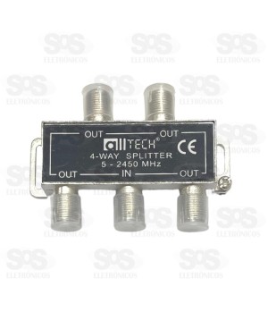 Divisor Antena 1x4 Alta Unitário AllTech