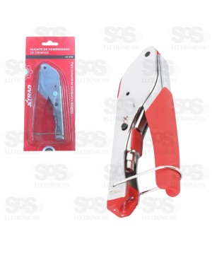 Alicate de Crimpar Conector RG6 Xtrad XT-578