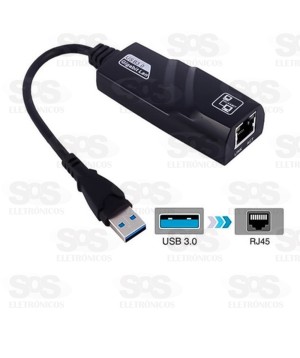 Adaptador Conversor USB 3.0 para RJ45 Altomex AU-25