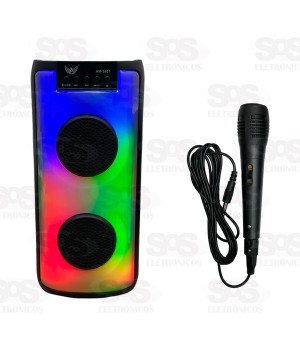 Caixa De Som Sem Fio 10W RGB Altomex AM-3507
