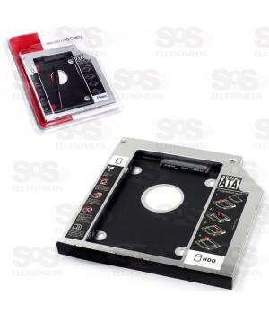 Adaptador SSD Para HDD Caddy Gaveta Universal 12.7mm