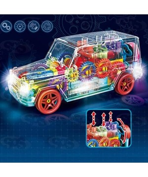 Carro Bate Volta Gear Transparente Com Sons e Luzes Toy King TK-AB3740