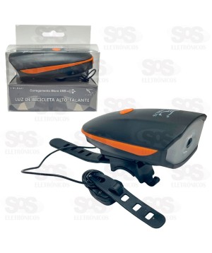Luz De Bicicleta Para Bike Com Alto-Falante Caerus CRS-BK03