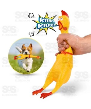 Frango Mordedor 27 cm Para Pets Caerus CRS-5214