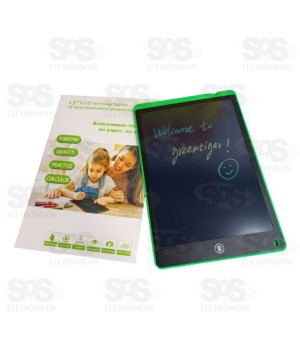 Lousa Mágica Digital LCD 12 Polegadas