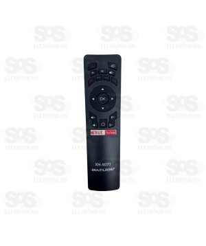 Controle Remoto Smart Multilaser Netflix Youtube XH 9077