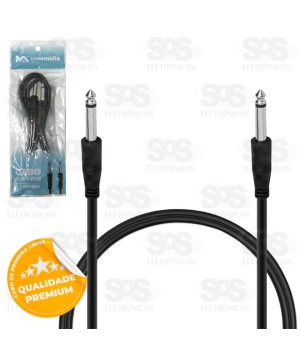 Cabo P10 x P10 1,5 Metros Maxmidia