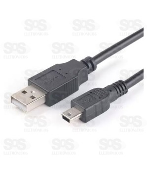 Cabo Mini USB V3 1,5 Metros Alta Velocidade Maxmidia