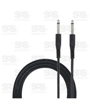 Cabo P10 x P10 5 Metros Maxmidia