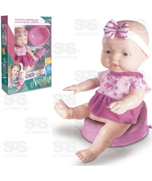 Boneca Nicinha Faz Xixi Nova Toys 1117