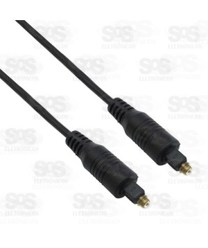 Cabo Óptico Para Áudio Digital 1,8 Metros Altomex AL-C089