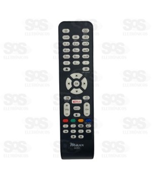 Controle Remoto AOC Tecla Netflix Maxx 8050 FBG-8050