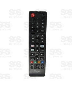 Controle Remoto Samsung Smart Tv Tecla Hulu Maxx 9054 KA-2891
