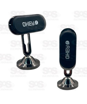 Suporte Para Smartphone 360° Magnético Alumínio Ohey FF0061