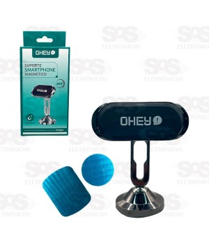 Suporte Para Smartphone 360° Magnético Alumínio Ohey FF0061