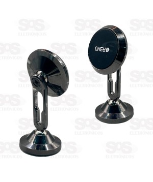 Suporte Para Smartphone 360° Magnético Alumínio Ohey FF0059