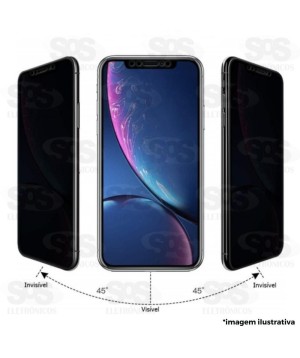 Película De Privacidade 3D Preta Iphone 13/13 Pro/14