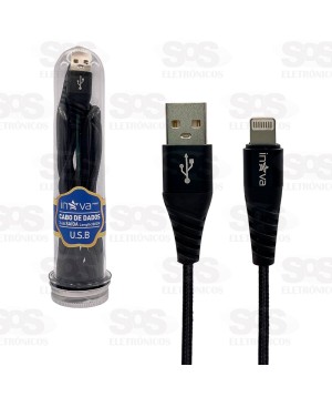Cabo De Dados Iphone Tubo 3 Metros Inova Prime