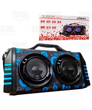 Caixa De Som Big Box LED Xtrad xdg-37