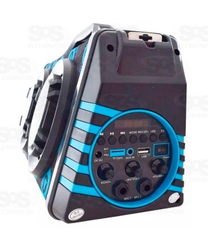 Caixa De Som Big Box LED Xtrad xdg-37