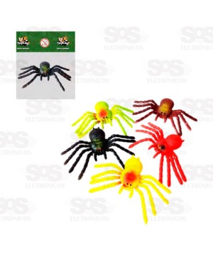 Aranha De Borracha Colorida Toy King TK-AB4916