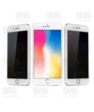 Película De Privacidade 3D Branca Iphone 6 Plus